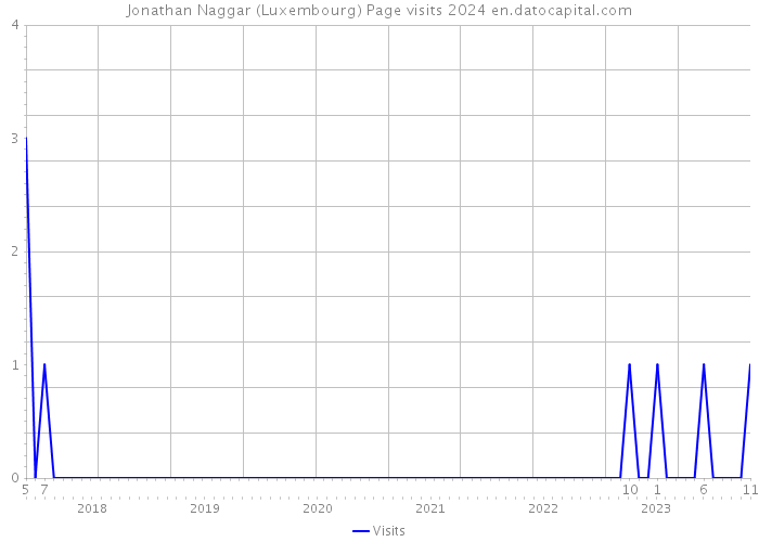 Jonathan Naggar (Luxembourg) Page visits 2024 