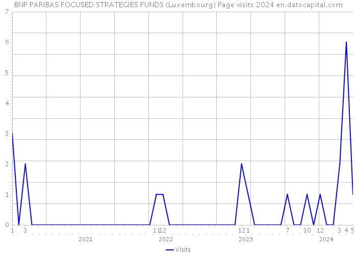 BNP PARIBAS FOCUSED STRATEGIES FUNDS (Luxembourg) Page visits 2024 