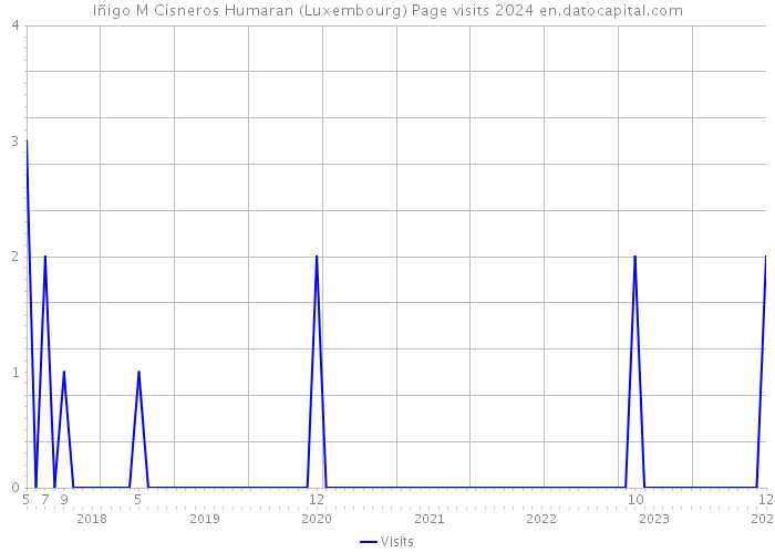 Iñigo M Cisneros Humaran (Luxembourg) Page visits 2024 