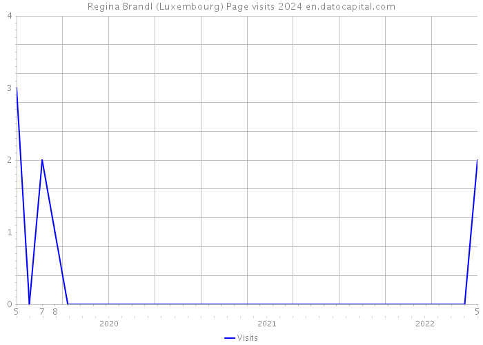 Regina Brandl (Luxembourg) Page visits 2024 