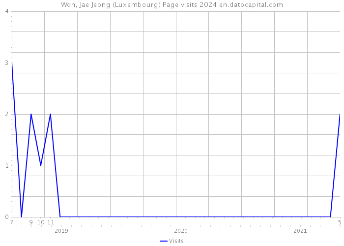 Won, Jae Jeong (Luxembourg) Page visits 2024 