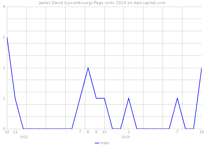 James David (Luxembourg) Page visits 2024 