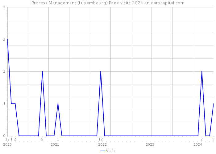 Process Management (Luxembourg) Page visits 2024 