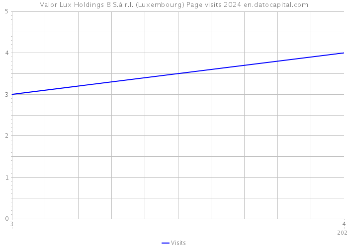 Valor Lux Holdings 8 S.à r.l. (Luxembourg) Page visits 2024 