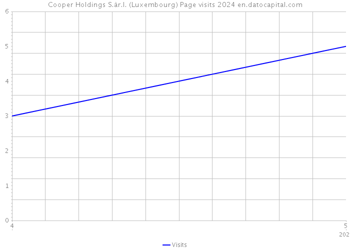 Cooper Holdings S.àr.l. (Luxembourg) Page visits 2024 