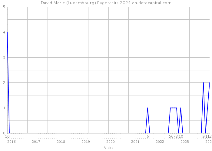 David Merle (Luxembourg) Page visits 2024 