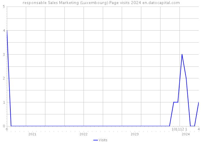  responsable Sales Marketing (Luxembourg) Page visits 2024 