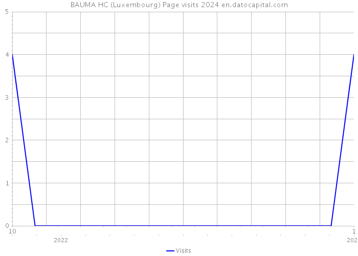 BAUMA HC (Luxembourg) Page visits 2024 