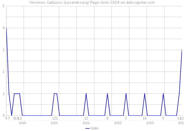 Vincenzo Galluzzo (Luxembourg) Page visits 2024 