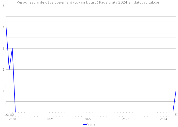 Responsable de développement (Luxembourg) Page visits 2024 