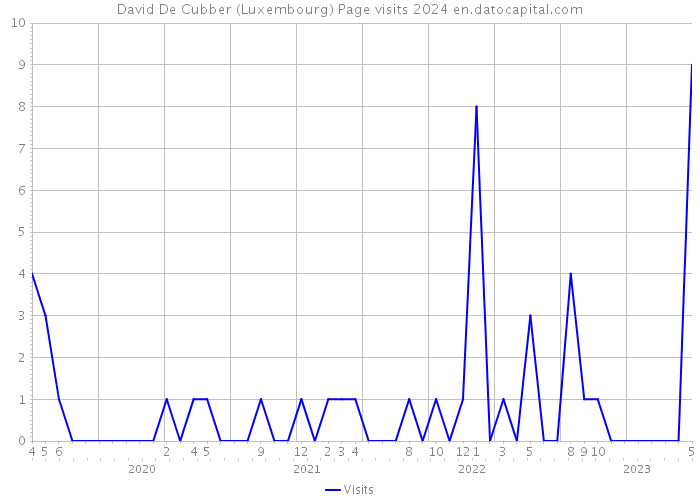 David De Cubber (Luxembourg) Page visits 2024 