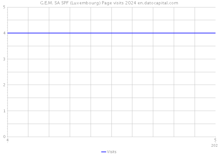 G.E.M. SA SPF (Luxembourg) Page visits 2024 