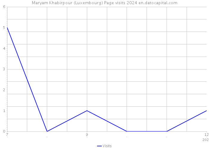 Maryam Khabirpour (Luxembourg) Page visits 2024 