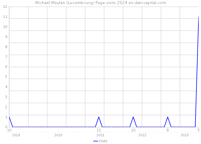 Michaël Meylan (Luxembourg) Page visits 2024 