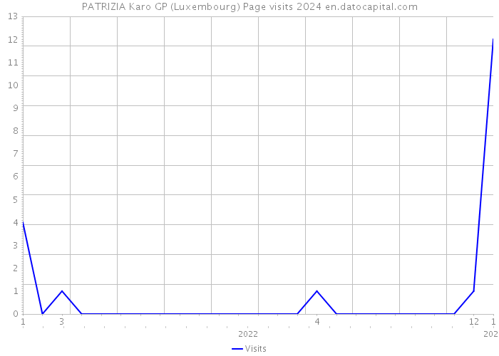 PATRIZIA Karo GP (Luxembourg) Page visits 2024 