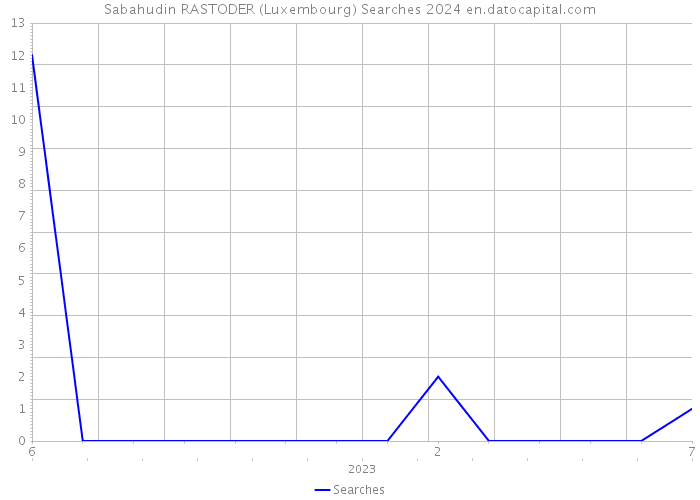 Sabahudin RASTODER (Luxembourg) Searches 2024 