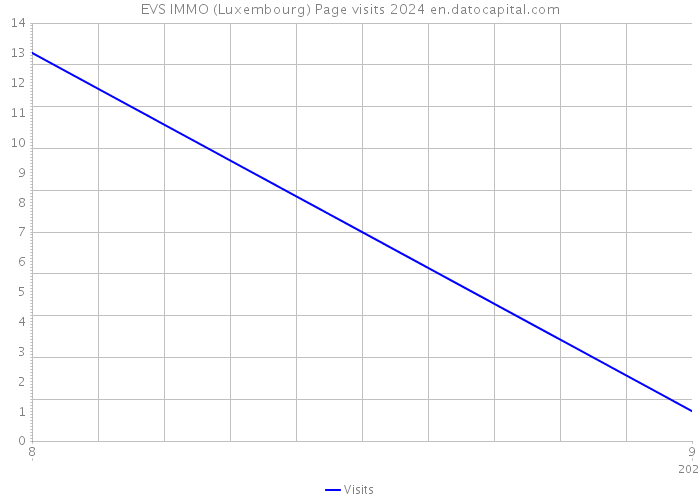 EVS IMMO (Luxembourg) Page visits 2024 