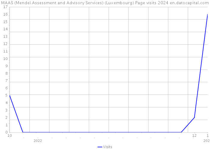 MAAS (Mendel Assessment and Advisory Services) (Luxembourg) Page visits 2024 
