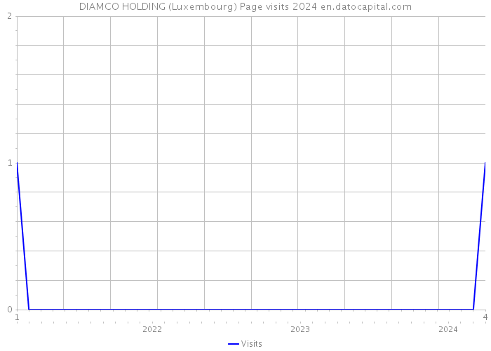 DIAMCO HOLDING (Luxembourg) Page visits 2024 