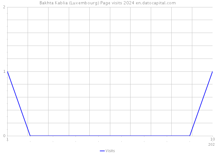 Bakhta Kablia (Luxembourg) Page visits 2024 