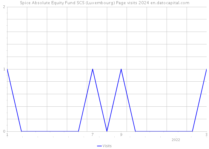 Spice Absolute Equity Fund SCS (Luxembourg) Page visits 2024 