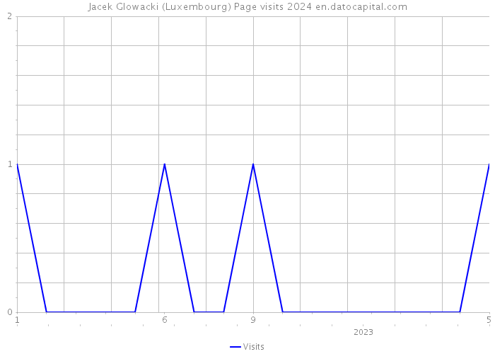 Jacek Glowacki (Luxembourg) Page visits 2024 