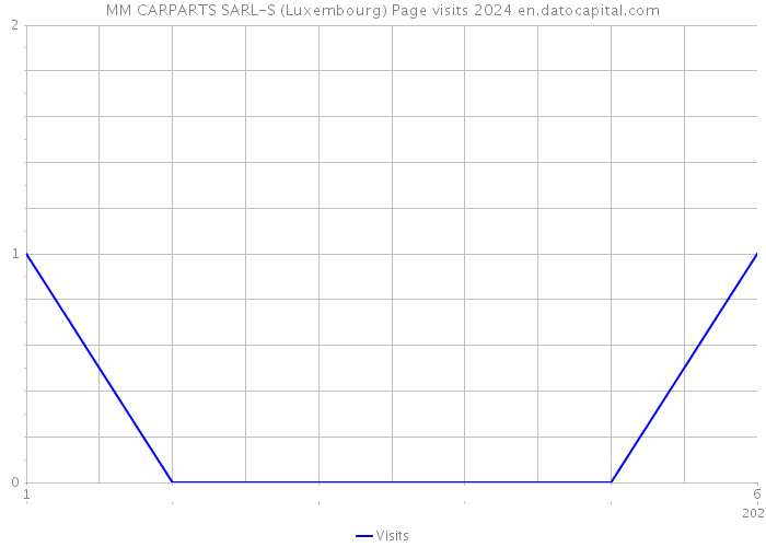 MM CARPARTS SARL-S (Luxembourg) Page visits 2024 