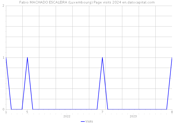Fabio MACHADO ESCALEIRA (Luxembourg) Page visits 2024 