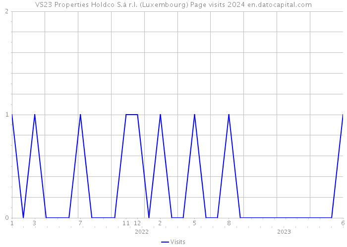 VS23 Properties Holdco S.à r.l. (Luxembourg) Page visits 2024 