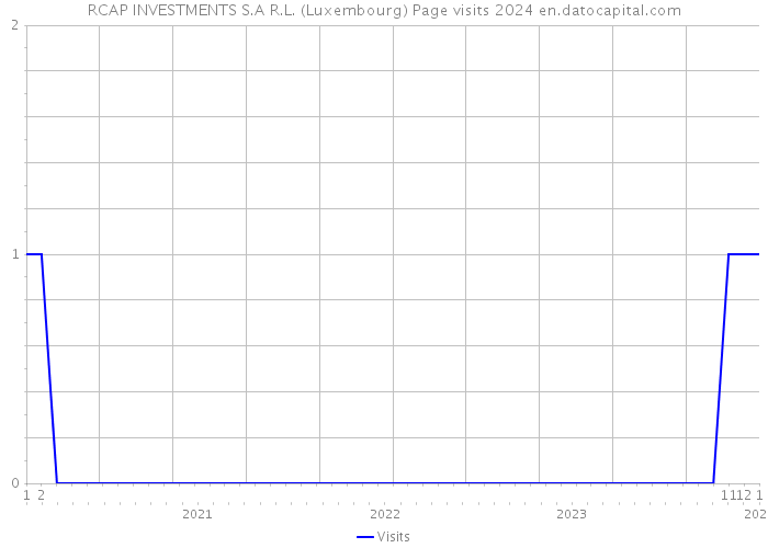 RCAP INVESTMENTS S.A R.L. (Luxembourg) Page visits 2024 
