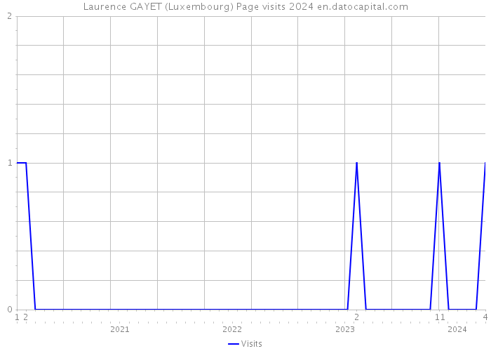 Laurence GAYET (Luxembourg) Page visits 2024 