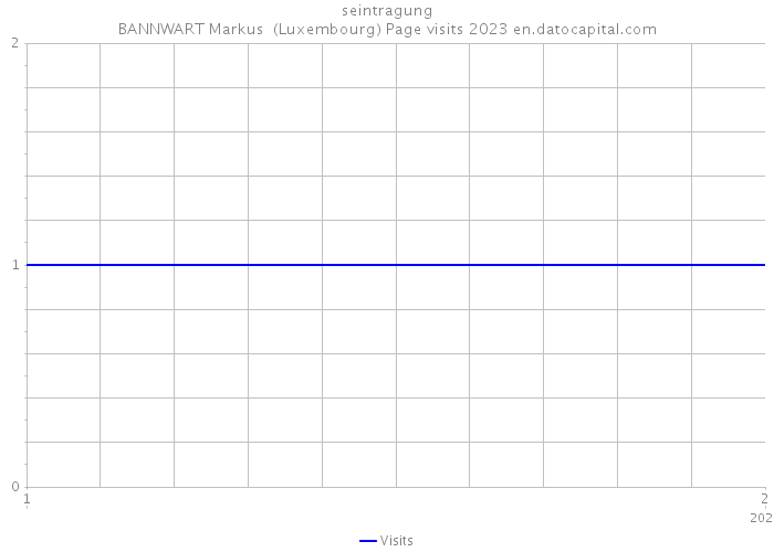seintragung BANNWART Markus (Luxembourg) Page visits 2023 