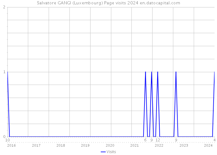 Salvatore GANGI (Luxembourg) Page visits 2024 
