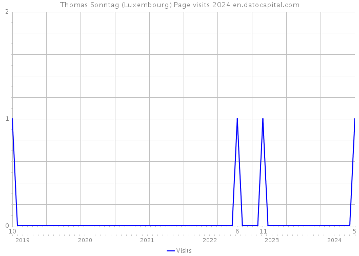 Thomas Sonntag (Luxembourg) Page visits 2024 