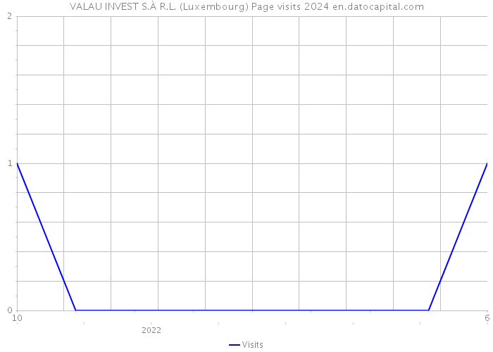 VALAU INVEST S.À R.L. (Luxembourg) Page visits 2024 
