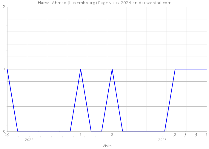 Hamel Ahmed (Luxembourg) Page visits 2024 