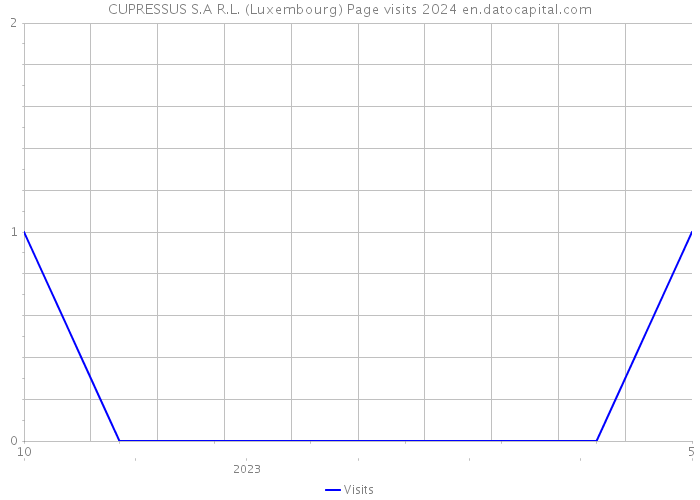 CUPRESSUS S.A R.L. (Luxembourg) Page visits 2024 