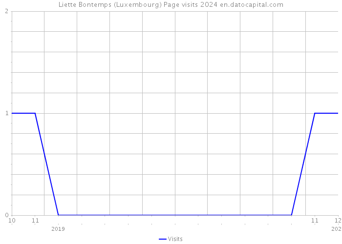 Liette Bontemps (Luxembourg) Page visits 2024 