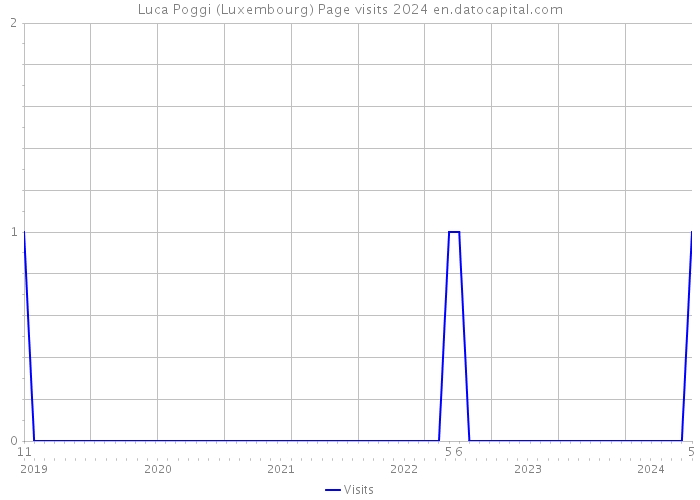 Luca Poggi (Luxembourg) Page visits 2024 