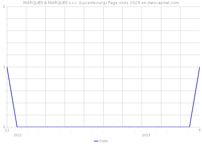 MARQUES & MARQUES s.c.i. (Luxembourg) Page visits 2024 