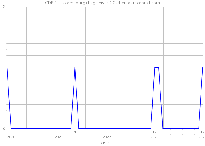 CDP 1 (Luxembourg) Page visits 2024 