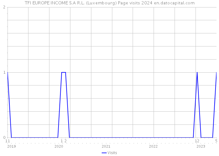 TFI EUROPE INCOME S.A R.L. (Luxembourg) Page visits 2024 
