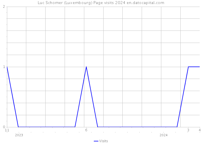 Luc Schomer (Luxembourg) Page visits 2024 