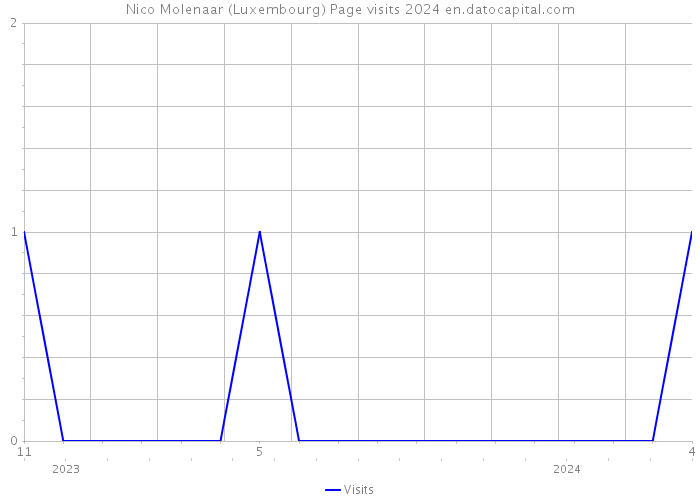Nico Molenaar (Luxembourg) Page visits 2024 