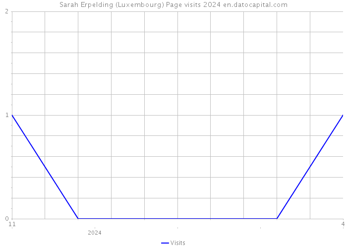 Sarah Erpelding (Luxembourg) Page visits 2024 