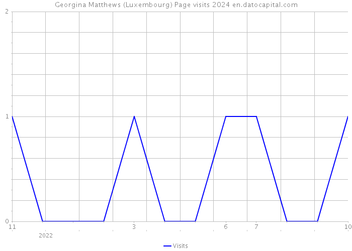 Georgina Matthews (Luxembourg) Page visits 2024 