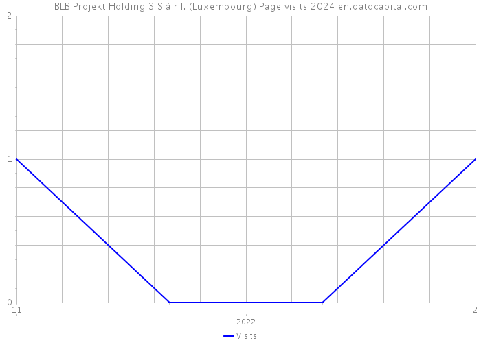 BLB Projekt Holding 3 S.à r.l. (Luxembourg) Page visits 2024 