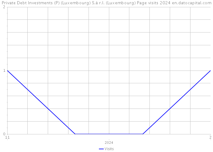 Private Debt Investments (P) (Luxembourg) S.à r.l. (Luxembourg) Page visits 2024 