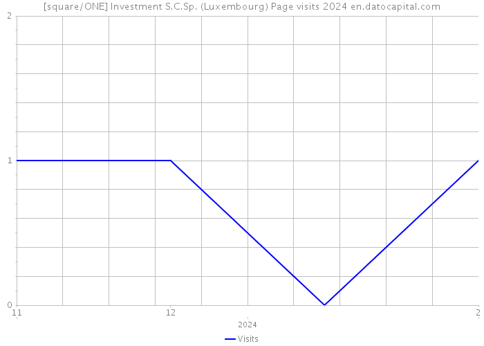 [square/ONE] Investment S.C.Sp. (Luxembourg) Page visits 2024 