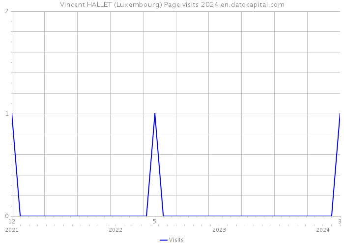 Vincent HALLET (Luxembourg) Page visits 2024 
